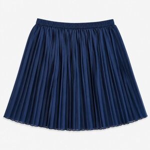 BCBGeneration Marine Blue Pleated Mini Skirt RBK3C621-416 NWT Size M